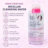 Erase Your Face micellar cleansing water 500ml (British brand)