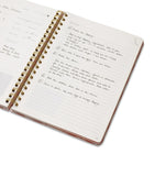 Papier recipe journal gingham pattern, imported from the UK
