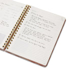 Papier recipe journal gingham pattern, imported from the UK