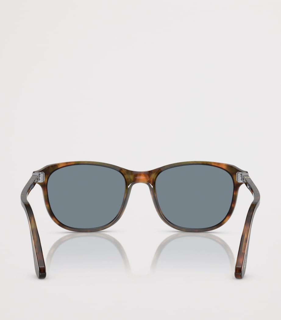 نظارات شمسية Persol Pillow من الأسيتات بعدسة مربعة، نسخة المملكة المتحدة