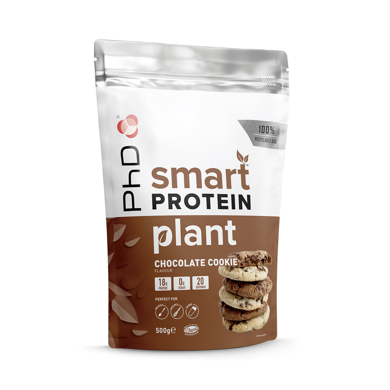 PhD Smart Protein Plant Schokoladenkekse Protein Pulver 500g (Britische Marke)