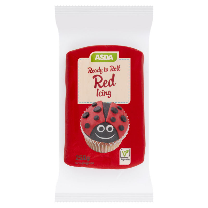 ASDA Ready to Roll Red Icing