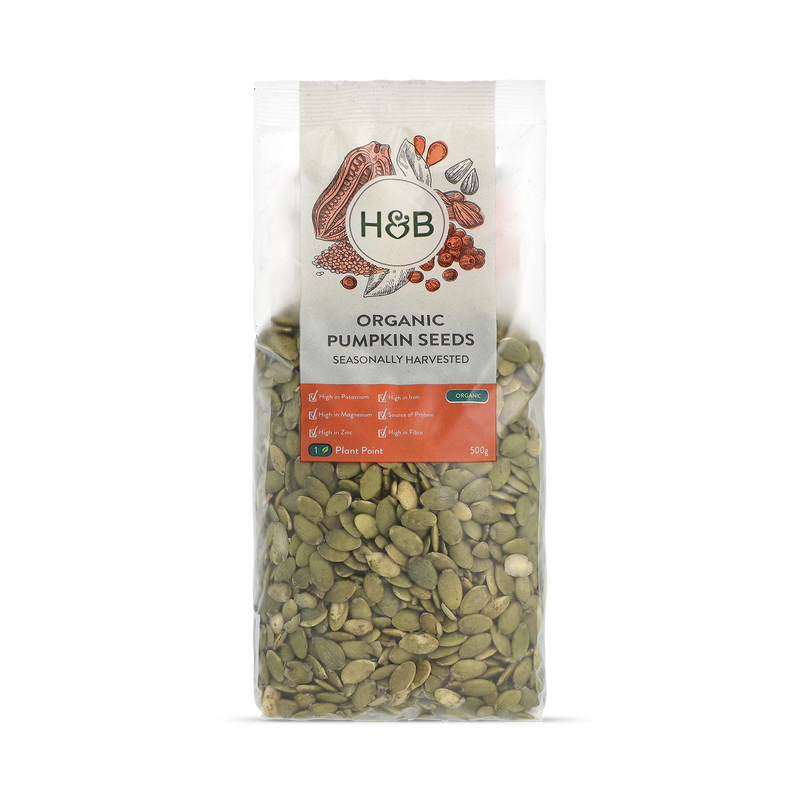 Holland & Barrett Organic Pumpkin Seeds 500g, UK version