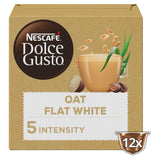 Nescafé Dolce Gusto Plant Based Flat White Oat Coffee Pods x12 GOODS Sainsburys   