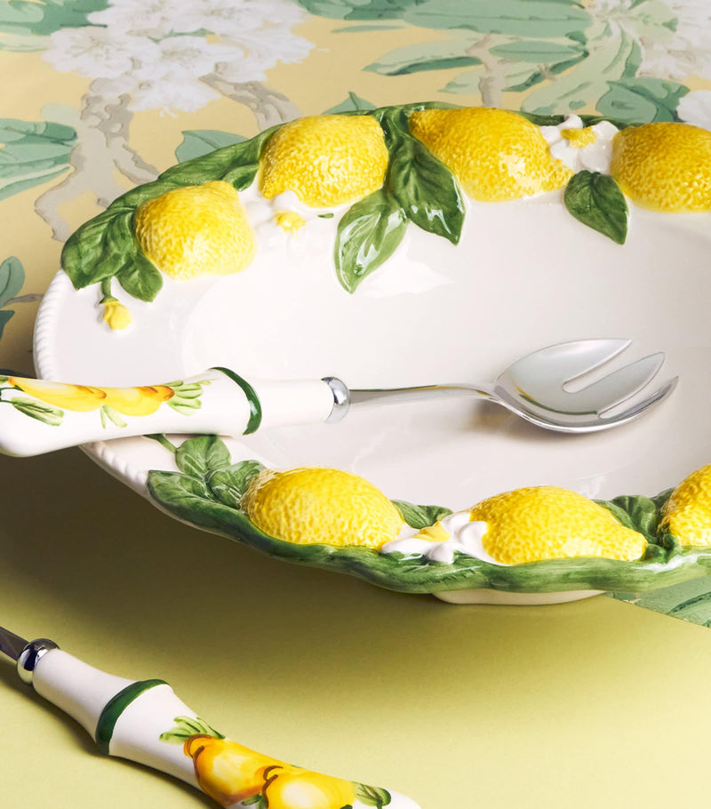 Les-Ottomans ceramic lemon serving set, UK version