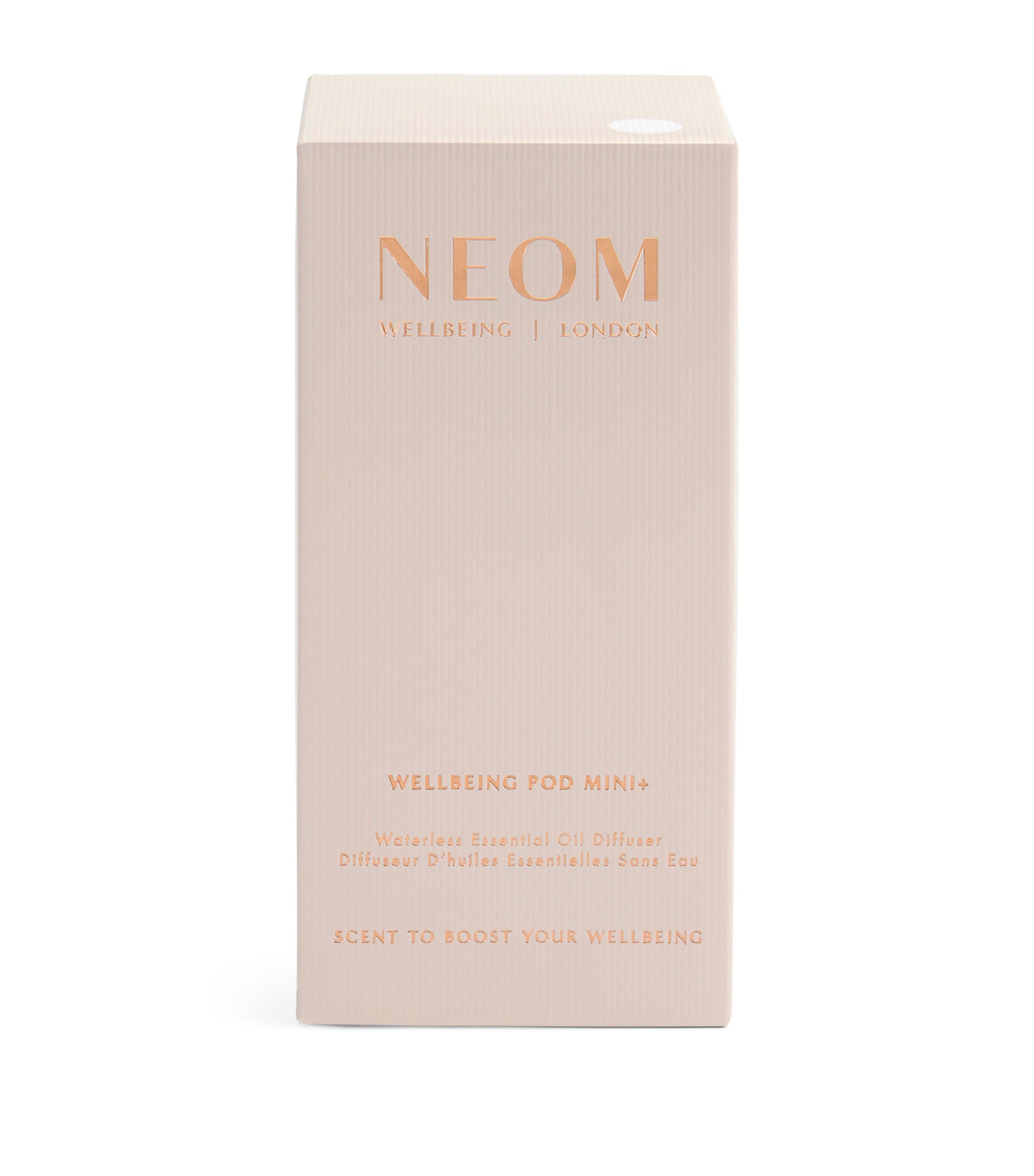NEOM Wellbeing Pod Mini+ diffuser, imported from the UK