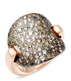 Pomellato Sabbia ring rose gold and diamond - British product