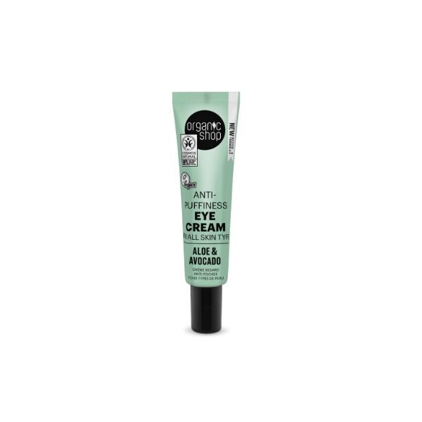 Organic Shop Anti-puffiness Eye Cream All Skin Types 30ml