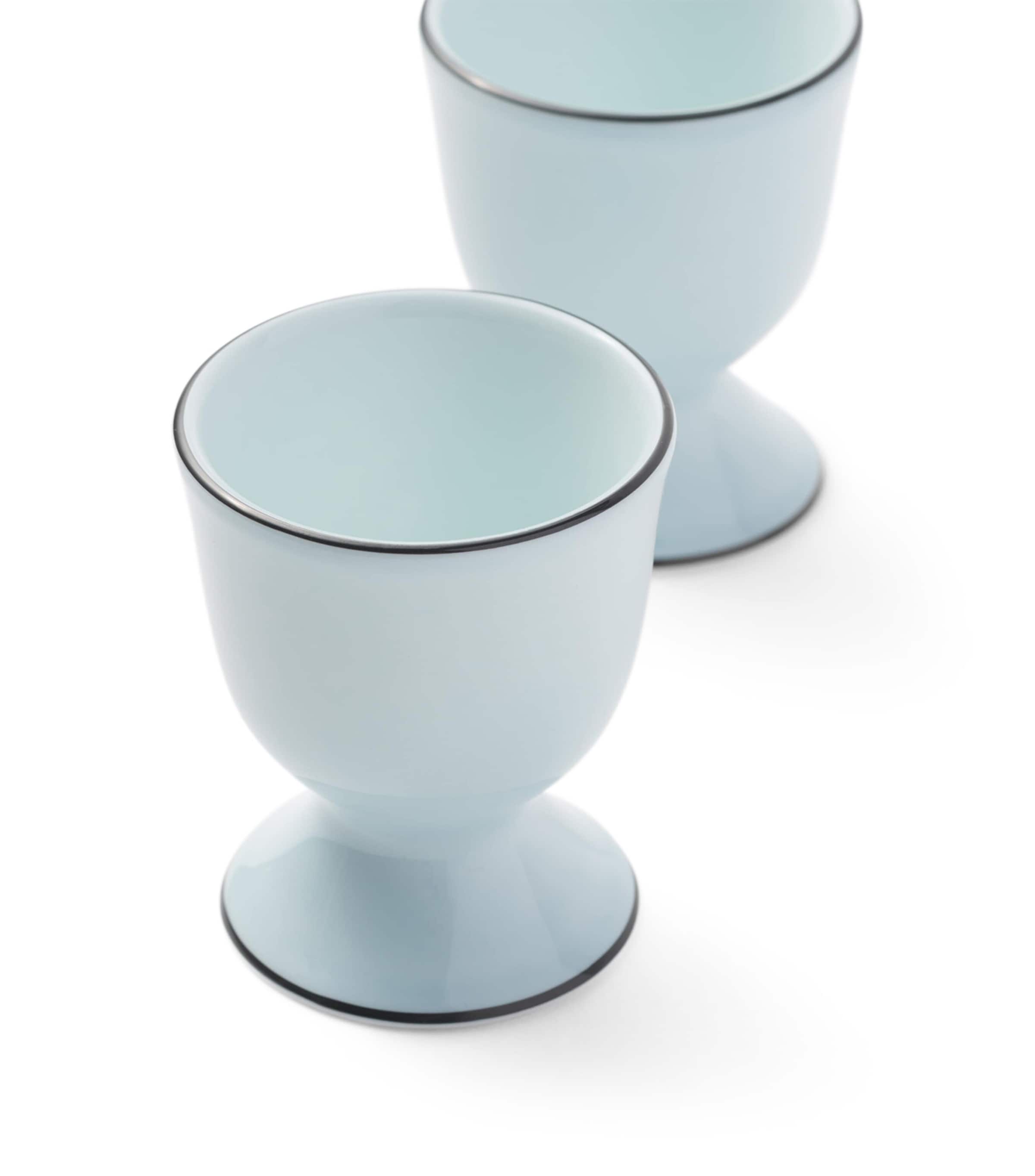 Prada celadon egg cups set of 2, imported from the UK