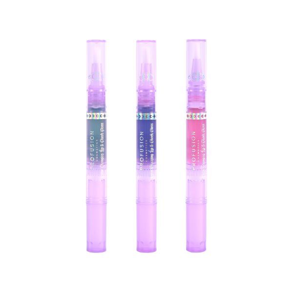 Profusion colour changing lip and cheek gloss (British brand)