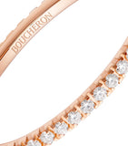 Boucheron wedding ring rose gold diamond (British brand)
