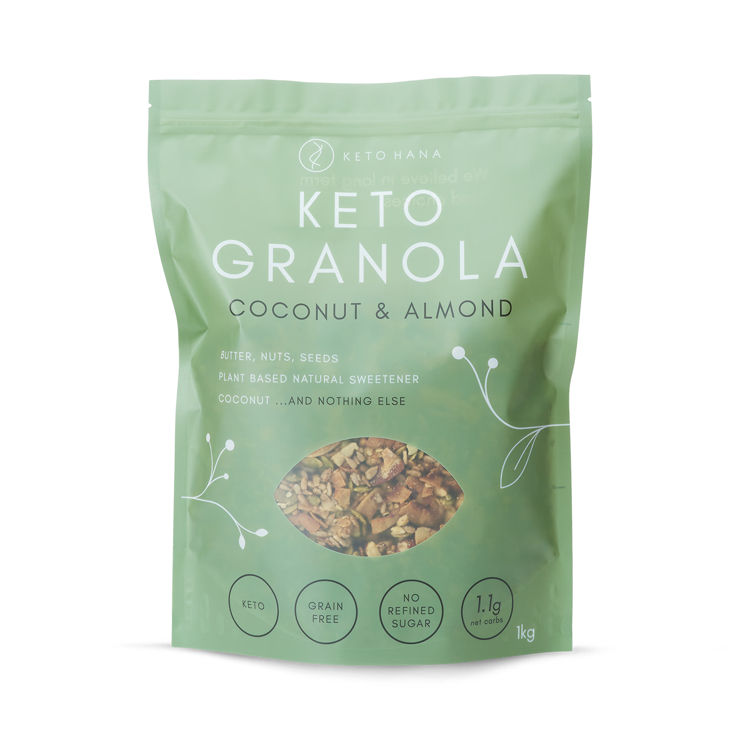 Keto Hana granola coconut & almond 1kg (British brand)