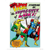 Marvel Loki Vengenance comic print - British product