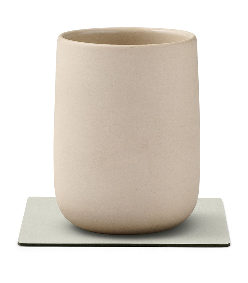 LIND DNA square Nupo glass coasters set of 4, UK version