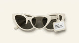 Vivienne Westwood cat-eye sunglasses tartan print black - UK version