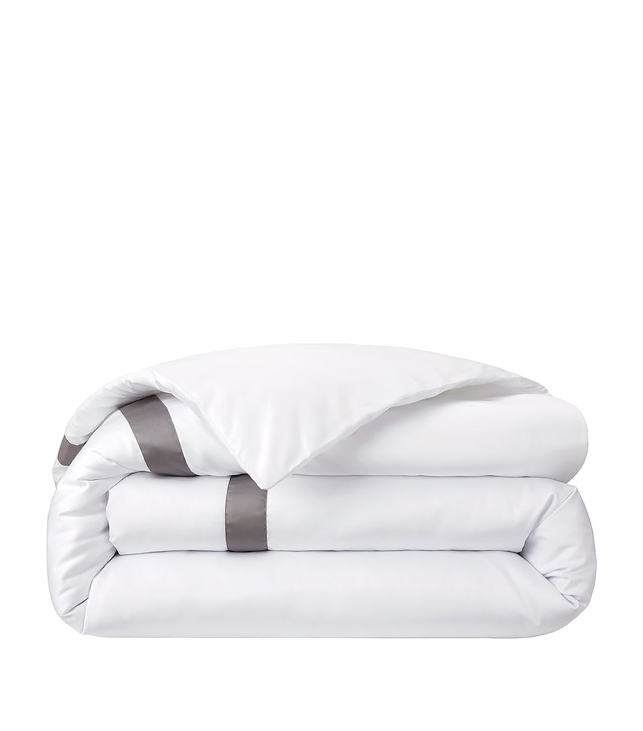 Yves Delorme king duvet cover in organic cotton sateen, 240x220cm (British brand)