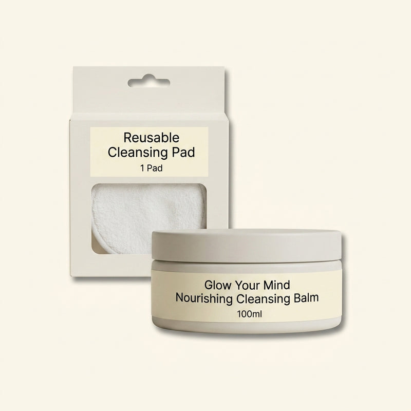 Soap & Glory Cleanse & Glow Bundle with cleansing pads and balm - British product