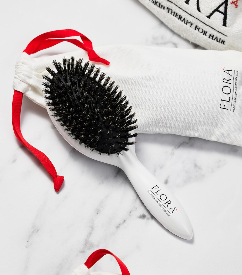 Flora Lab Paris smoothing brush No.3 boar bristles (British brand)