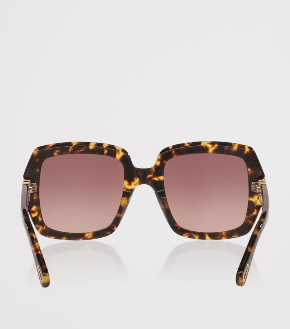 Chloé CH0301S rectangle acetate sunglasses, UK version