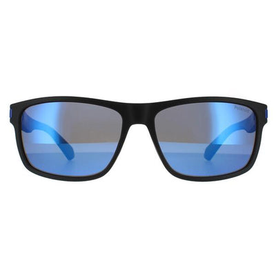 Superdrug Polaroid PLD 2121/S Matte Black Blue Mirror Men's Polarised Sunglasses- Buy online at McGrocer