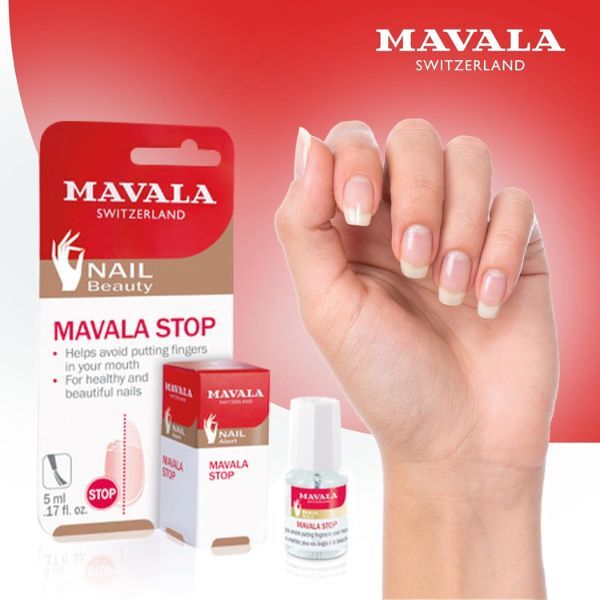 Mavala Stop Nail Biting Deterrent 5ml, imported from the UK