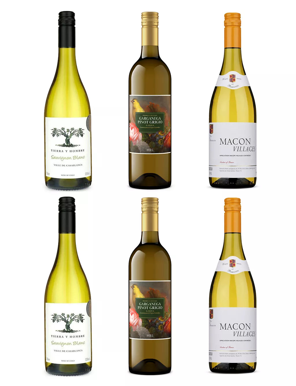 White Wine Bestsellers Case - Case of 6 GOODS M&S   