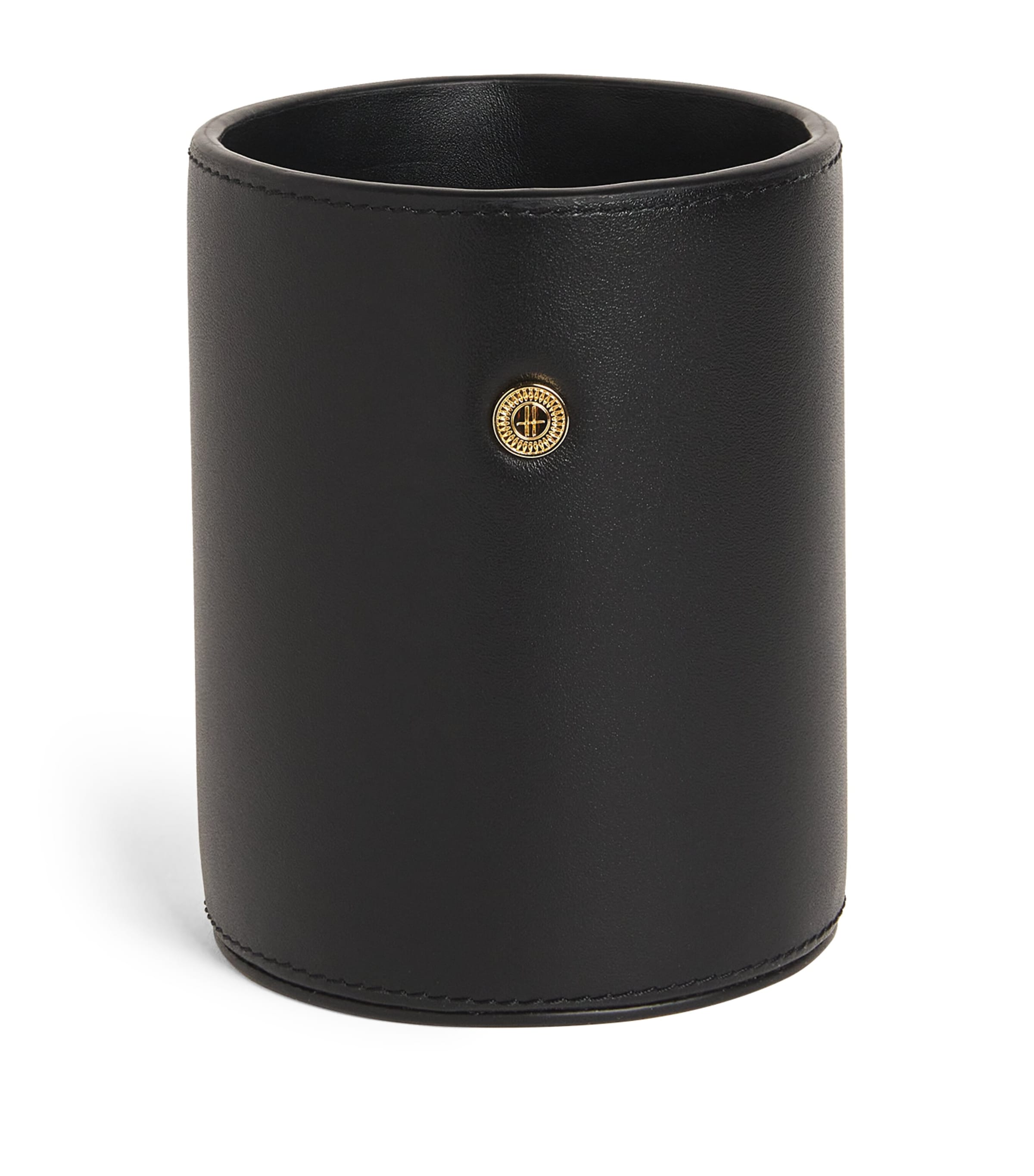 Harrods leather pen pot, UK version