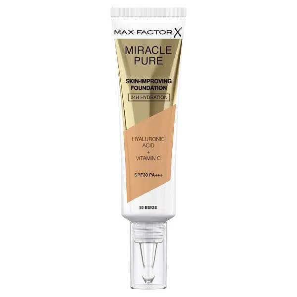 Max Factor Foundation 55 Beige, imported from the UK
