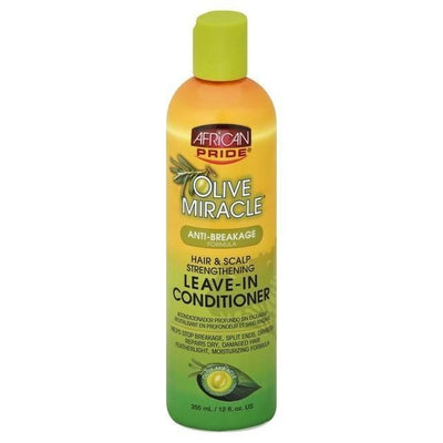 Superdrug African Pride Olive Miracle Anti-breakage Hair & Scalp Strengthening Leave In Conditioner- Buy online at McGrocer