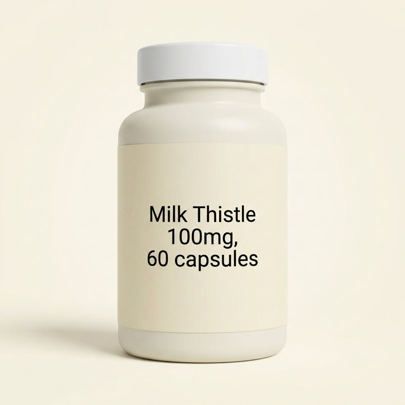 Holland & Barrett Milk Thistle 100mg 60 capsules, imported from the UK