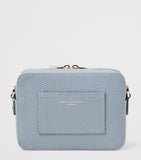 Aspinal of London leather camera crossbody bag slot weave (British brand)