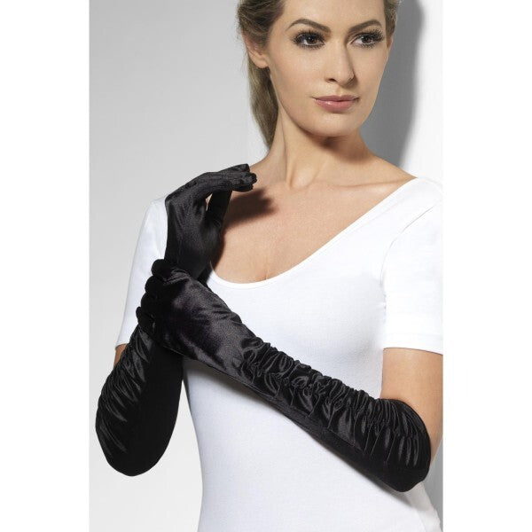 Fever Temptress black long gloves, UK version