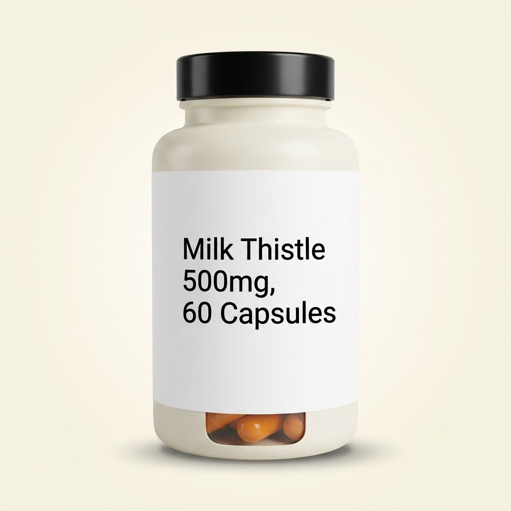 Holland & Barrett Milk Thistle Men supplement 60 capsules, imported from the UK