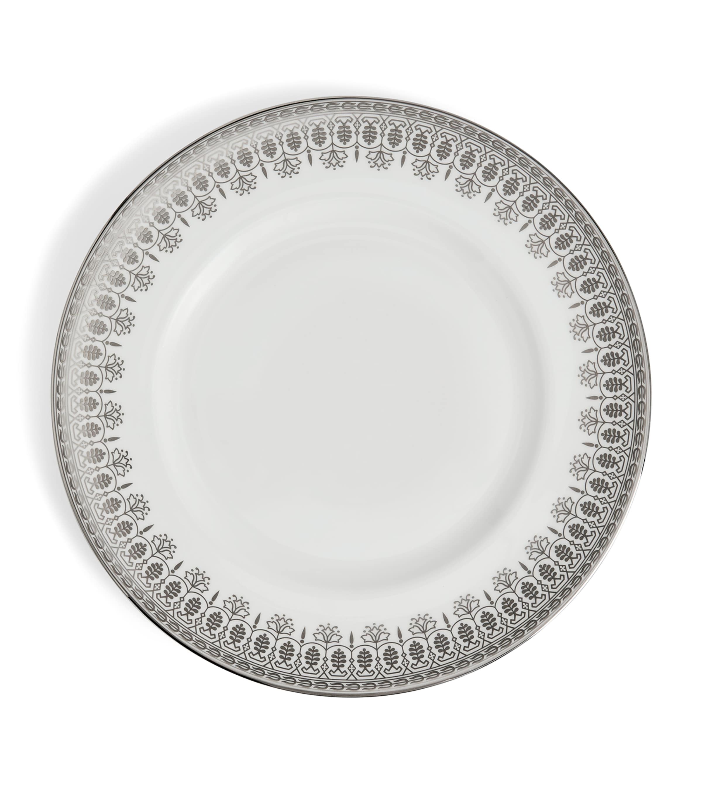 Wedgwood Silver Tonquin bone china plate 27cm (British brand)