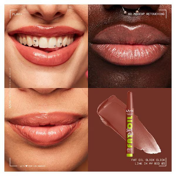 NYX Professional Makeup fat oil slick lip balm, imported from the UK
