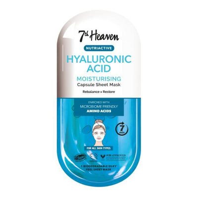 Superdrug 7th Heaven Hyaluronic Acid Serum Sheet Mask- Buy online at McGrocer