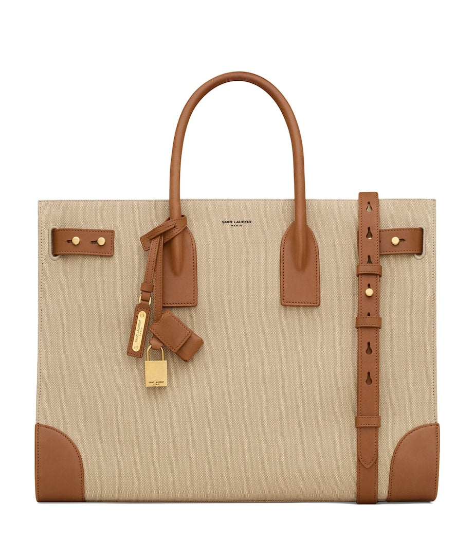 Saint Laurent Sac Du Jour structured tote bag - British product