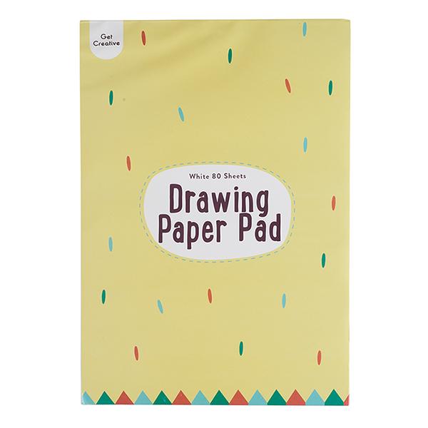 Get Creative White Drawing Paper Pad 80 Sheets