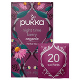 Pukka Night Time Berry herbal tea 20 teabags - British product