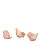 Lalique Piou-Piou head down crystal bird sculpture 6cm - British product
