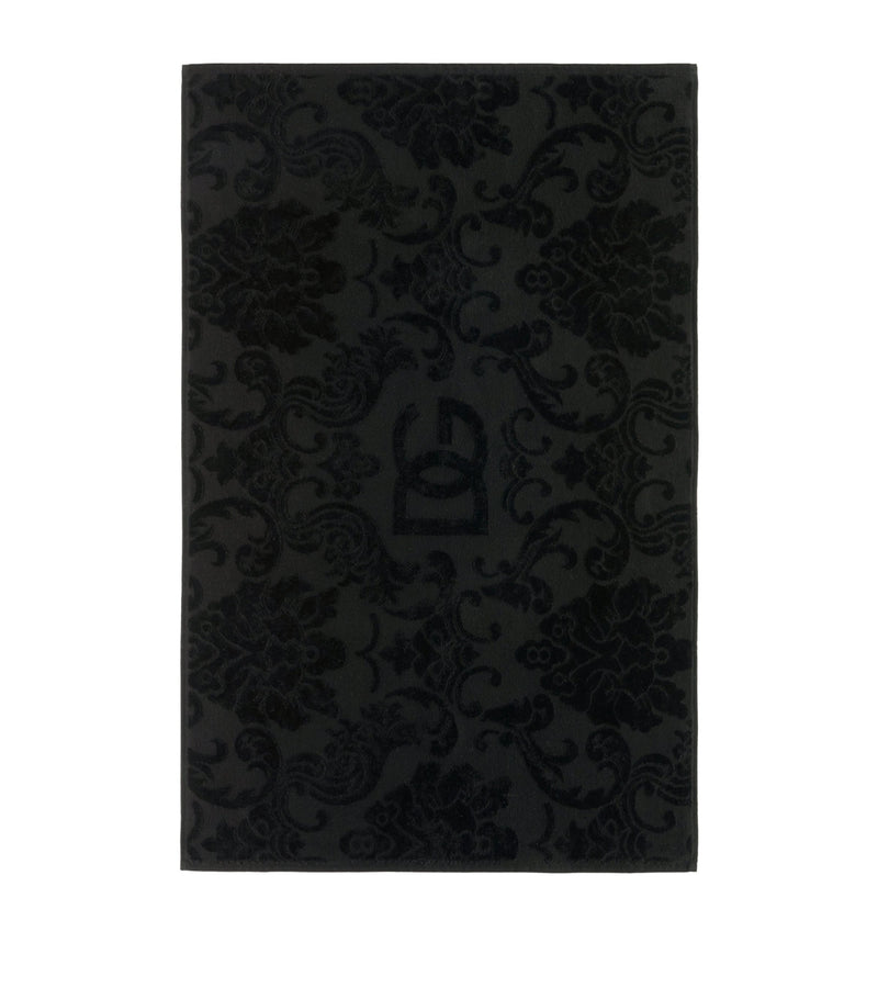 Dolce&Gabbana logo jacquard bath mat 87cm x 54cm - British product
