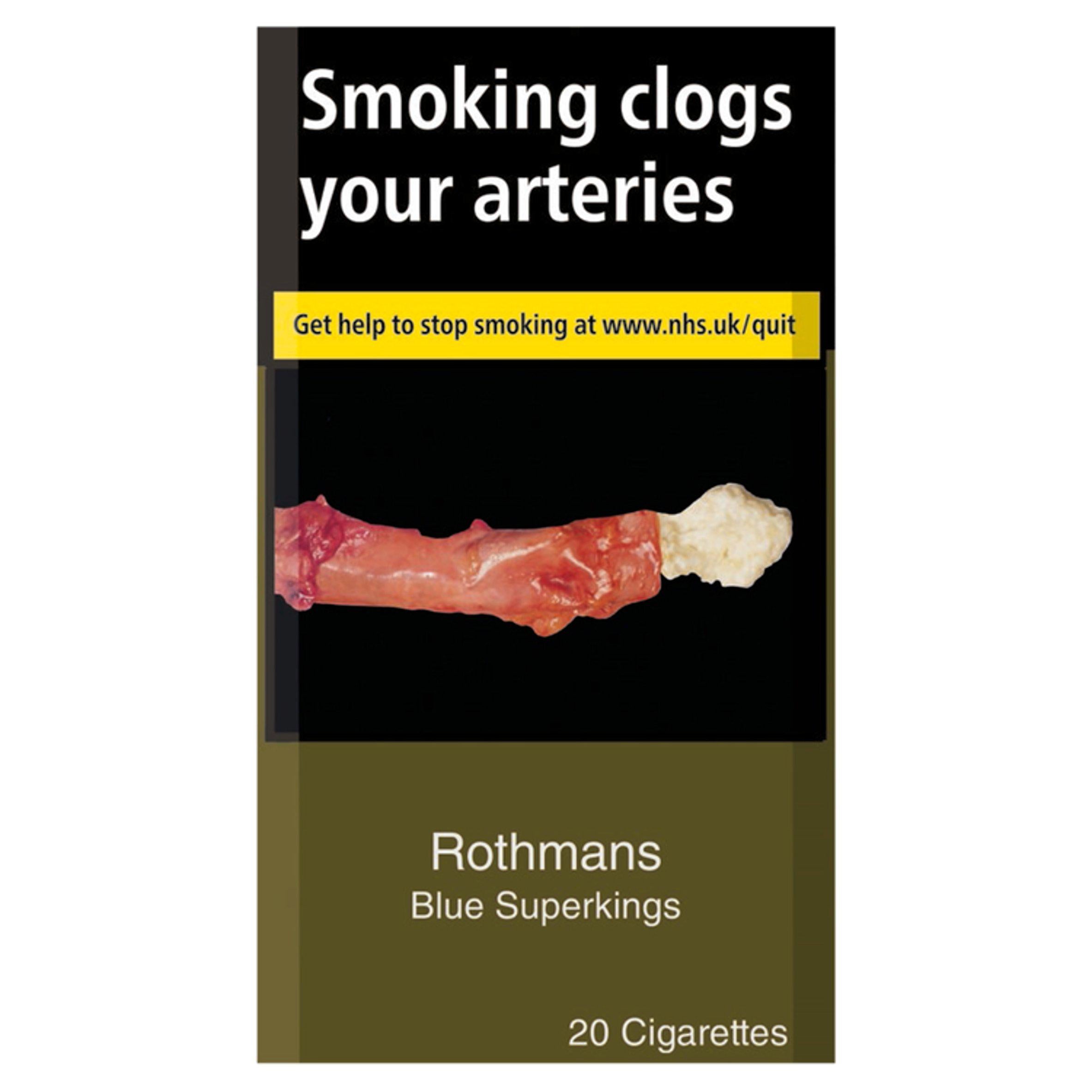 Rothmans Blue Superkings x20 GOODS Sainsburys   