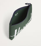 Harrods Medium Cotton Logo Pouch, UK version
