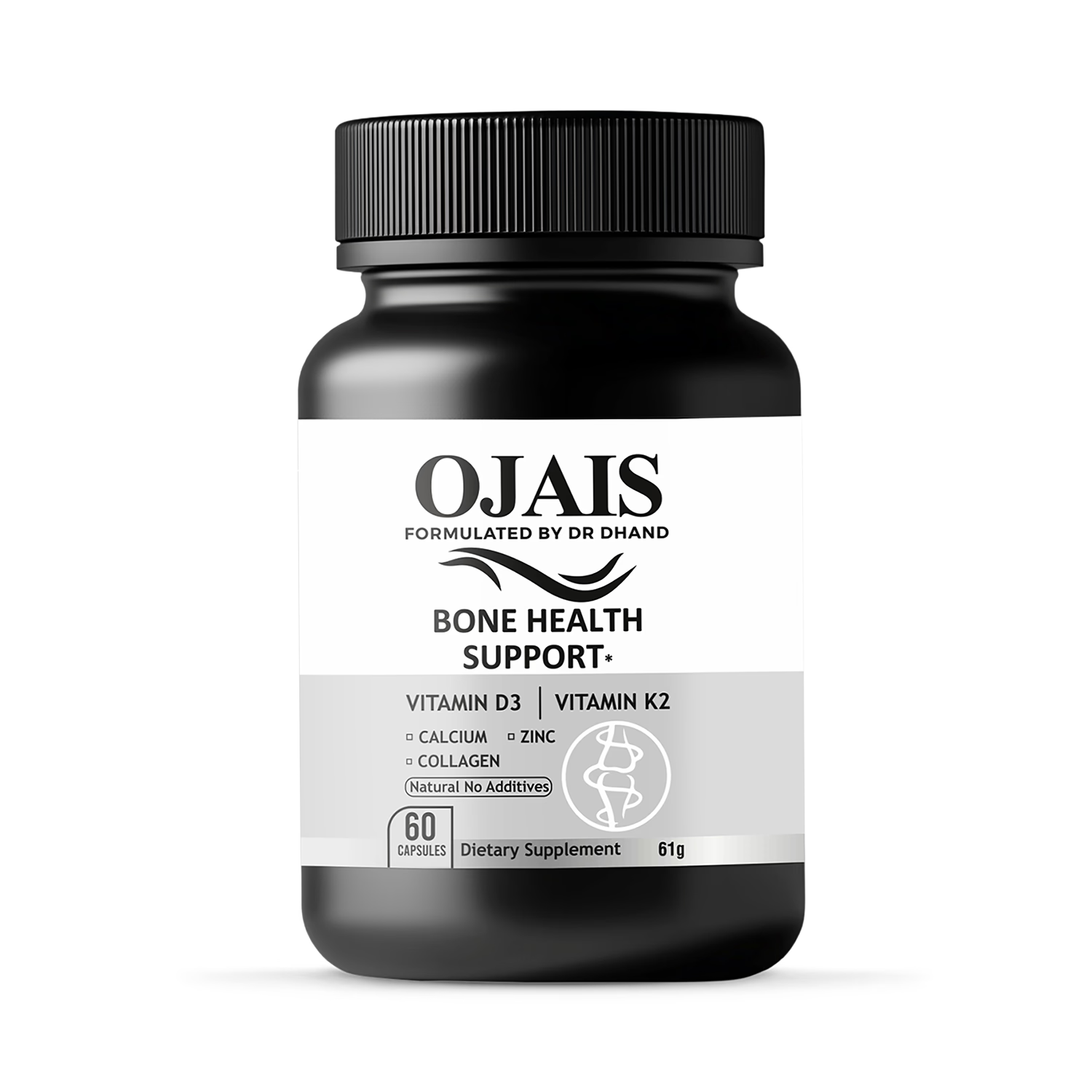 Bone health support supplement 60 capsules, UK version