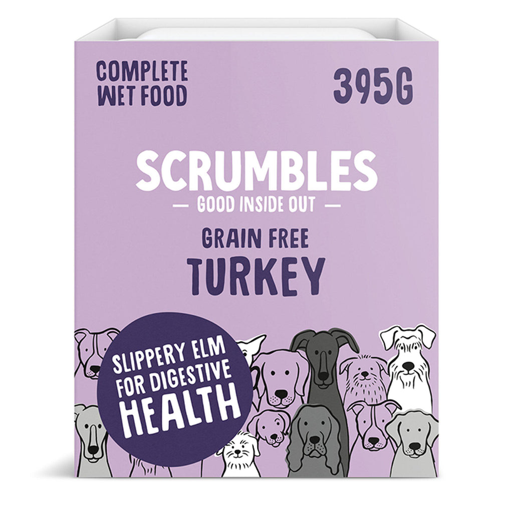 Scrumbles 70% Turkey Complete Wet Food 395g