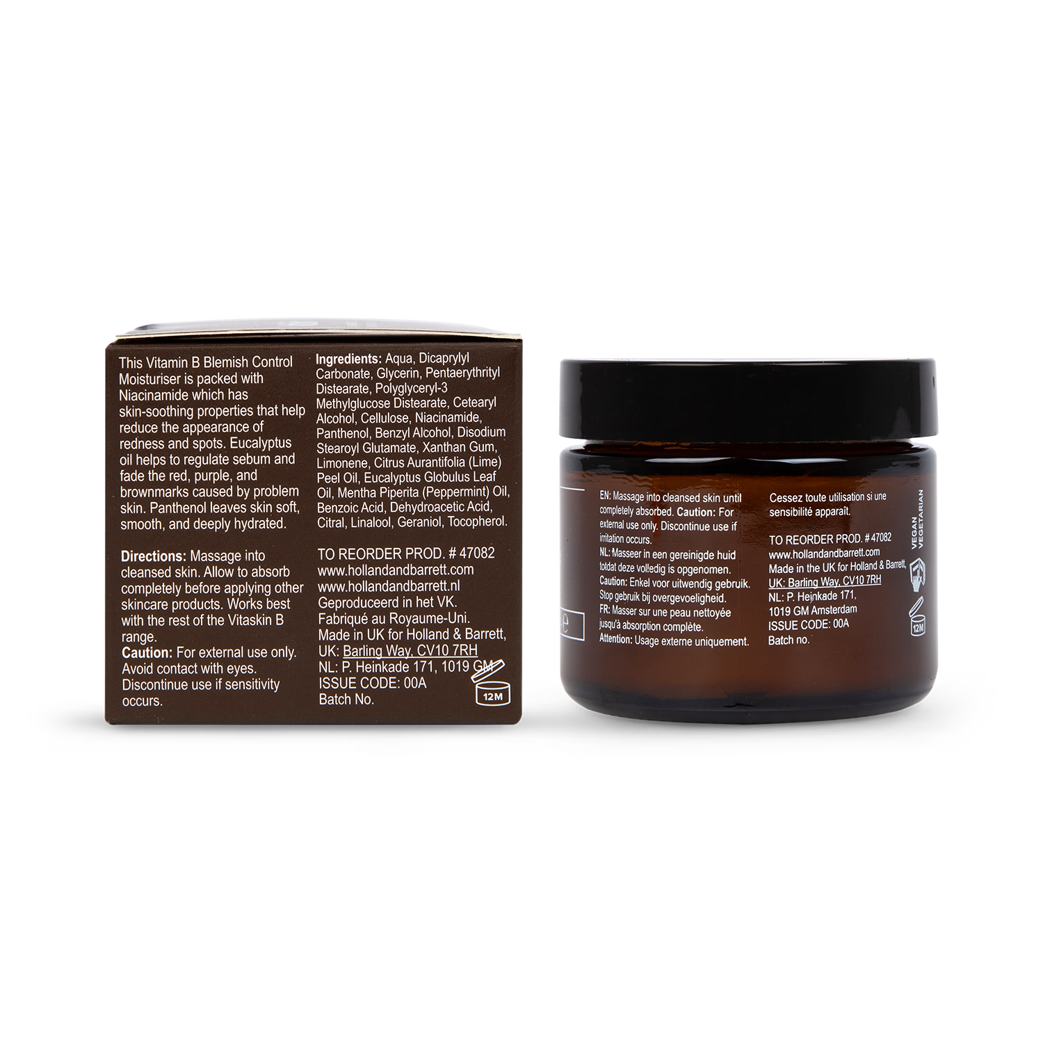 Vitaskin Vitamin B Blemish Control Moisturiser (British brand)
