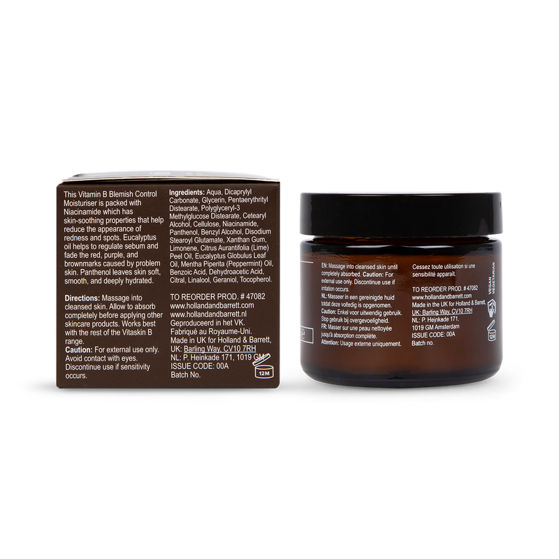 Vitaskin Vitamin B Blemish Control Moisturiser (British brand)