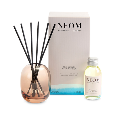 Holland & Barrett NEOM Real Luxury Reed Diffuser Lavender Jasmine & Sandalwood 100ml- Buy online at McGrocer