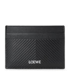 LOEWE leather chevron card holder - British product