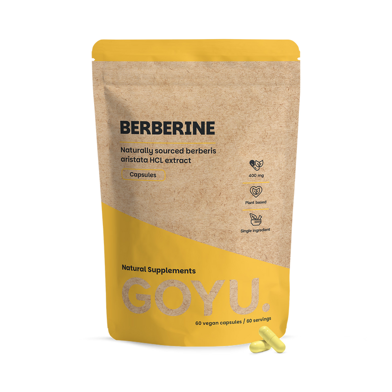 GOYU Berberine Extract Capsules 400mg 60 capsules - British product
